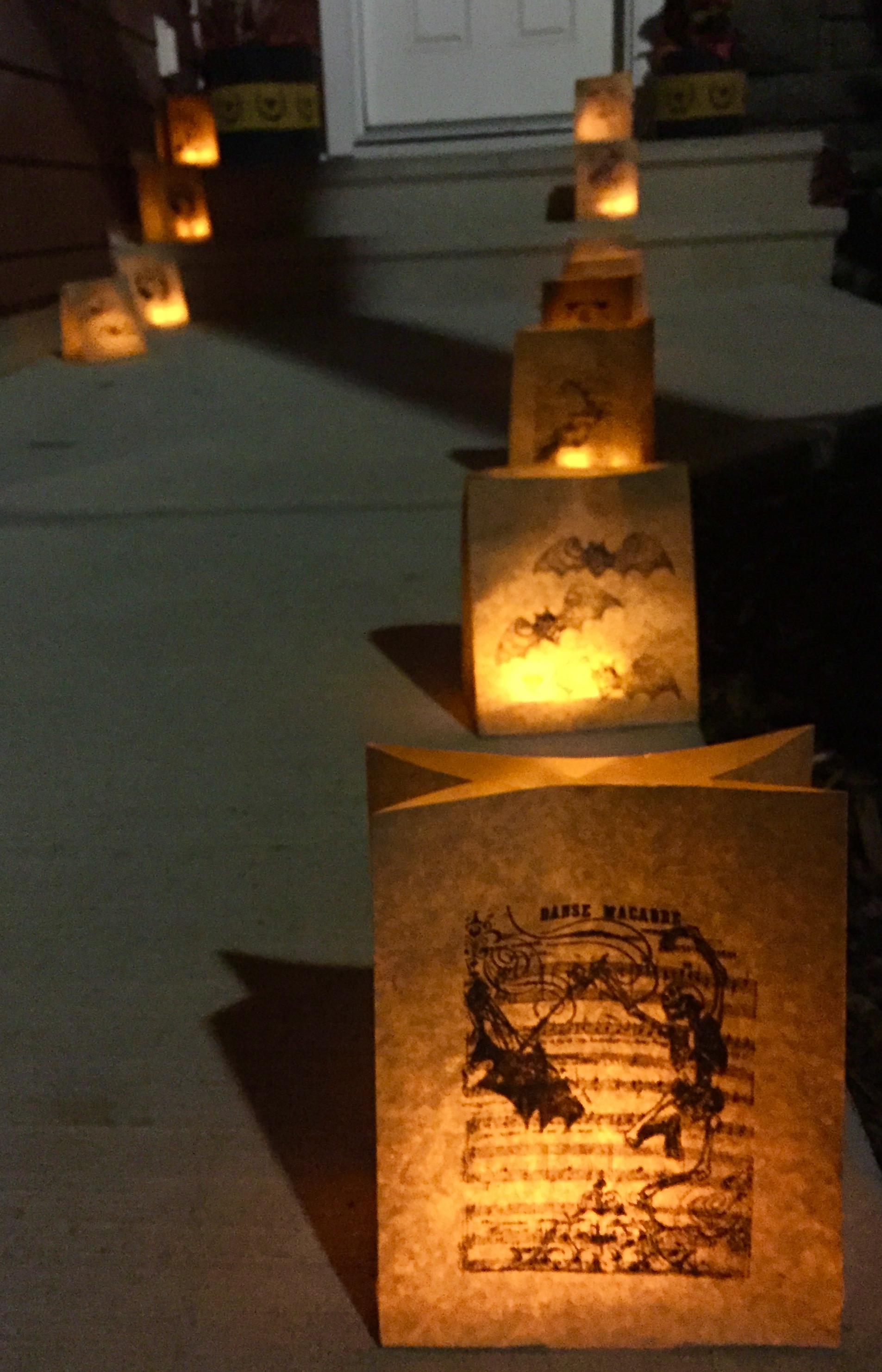 Halloween Craft: Paper Bag Halloween Luminaries | The Taylor House