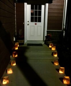 Easy DIY Halloween Paper Bag Lanterns