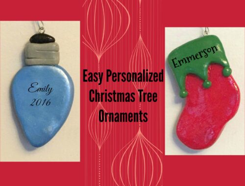 Easy Personalized Christmas Tree Ornaments