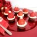 Cute Strawberry Brownie Santa Hats