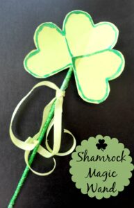 St. Patrick's Day Shamrock Magic Wand