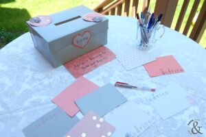 Bridal Shower Advice Game and Keepsake