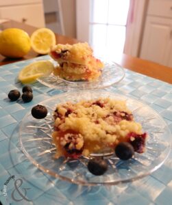 Lemon Blueberry Squares