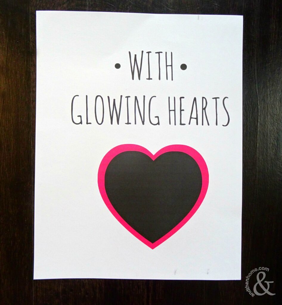 glowing-hearts-frame-step-one