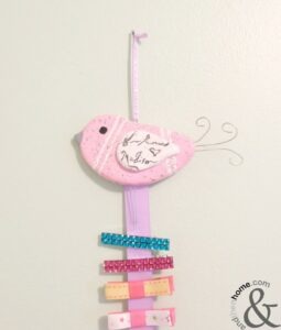 DIY Girls Hair Clip Holder