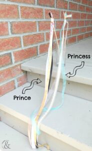 Easy Prince and Princess Ribbon Wand 