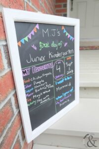 Back to School Chalkboard 5