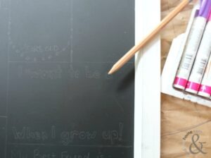 Back to School Memory Chalkboard