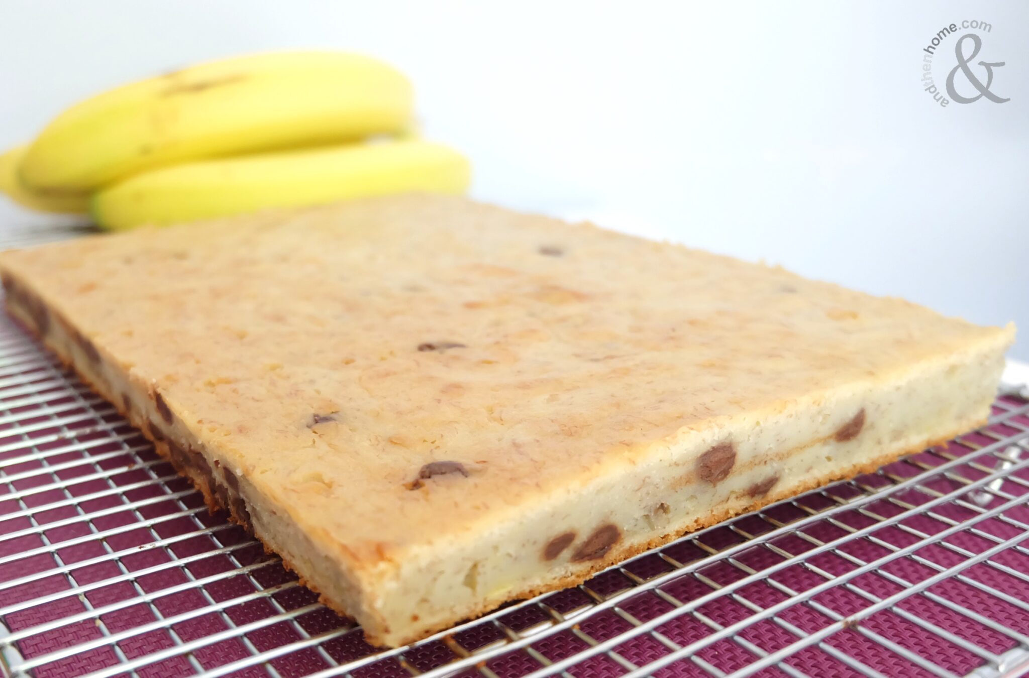 Easy Banana Bread Bar Recipe And Then Home