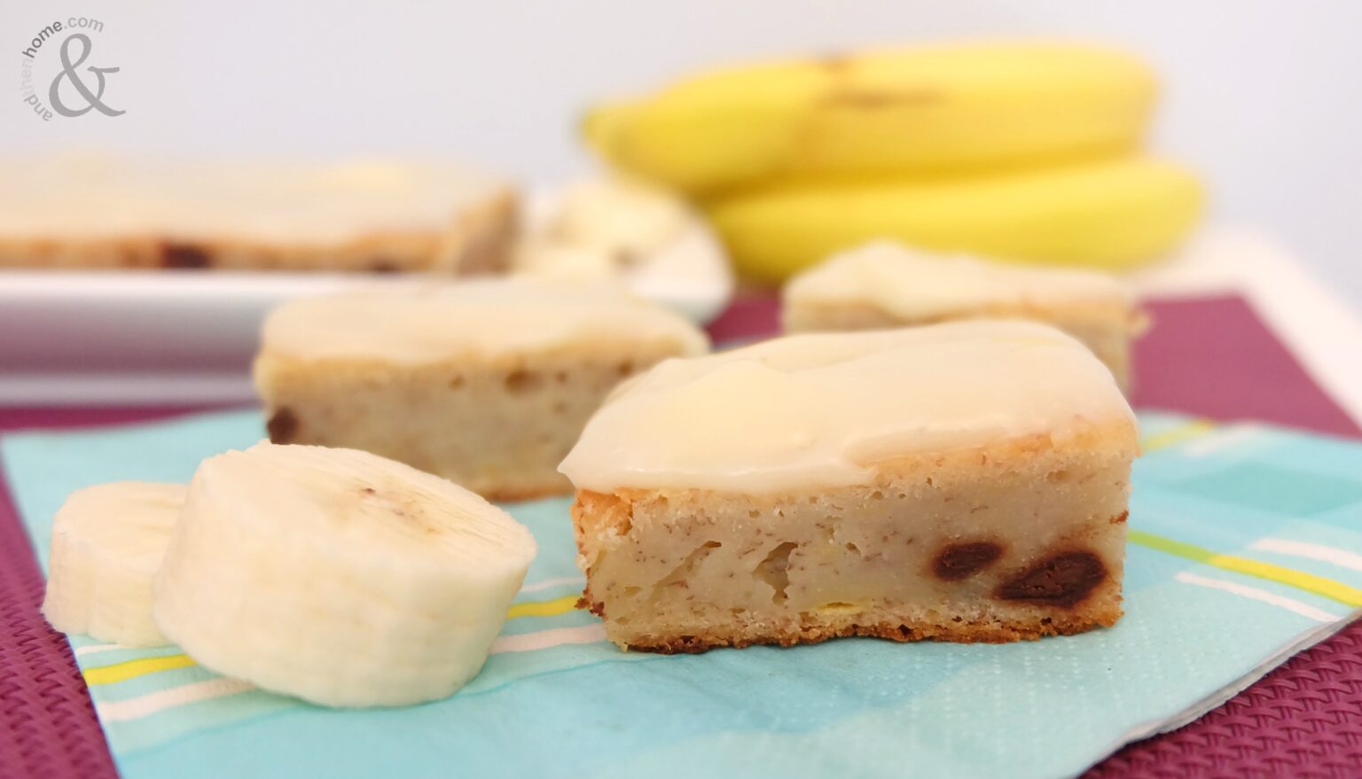 Easy Banana Bread Bar Recipe And Then Home
