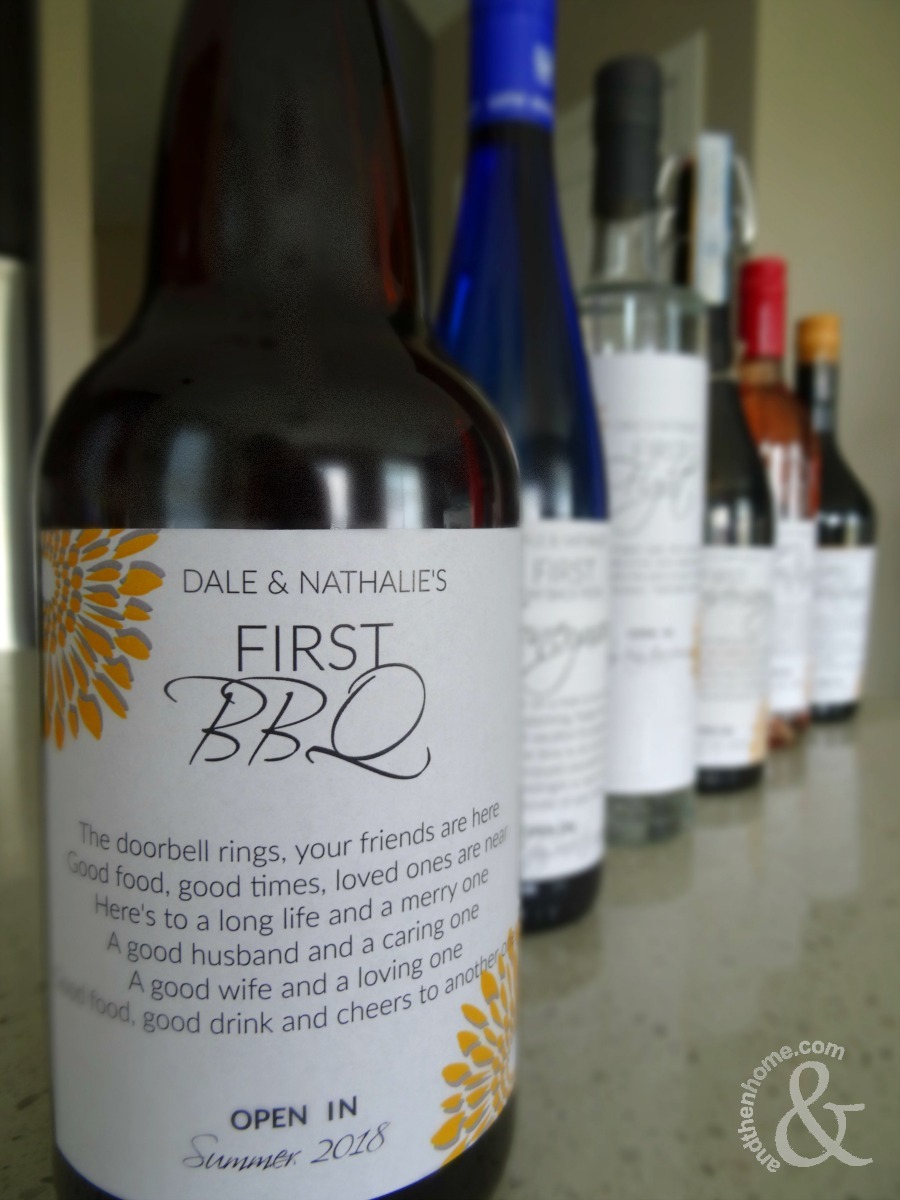Unique Wedding Gift Idea A Year Of Firsts In Liquor And Then Home