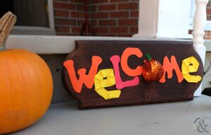 Fun Fall Welcome Decor Sign