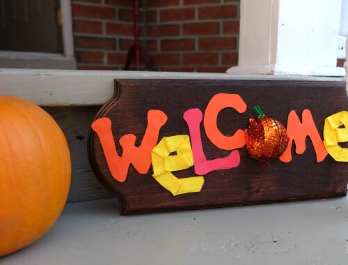 Fun Fall Welcome Decor Sign