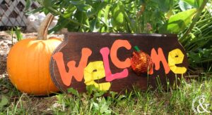 Fun Fall Welcome Decor Sign