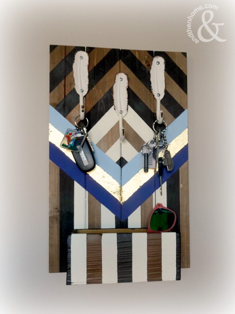 boho-chevron-key-holder-completed-three