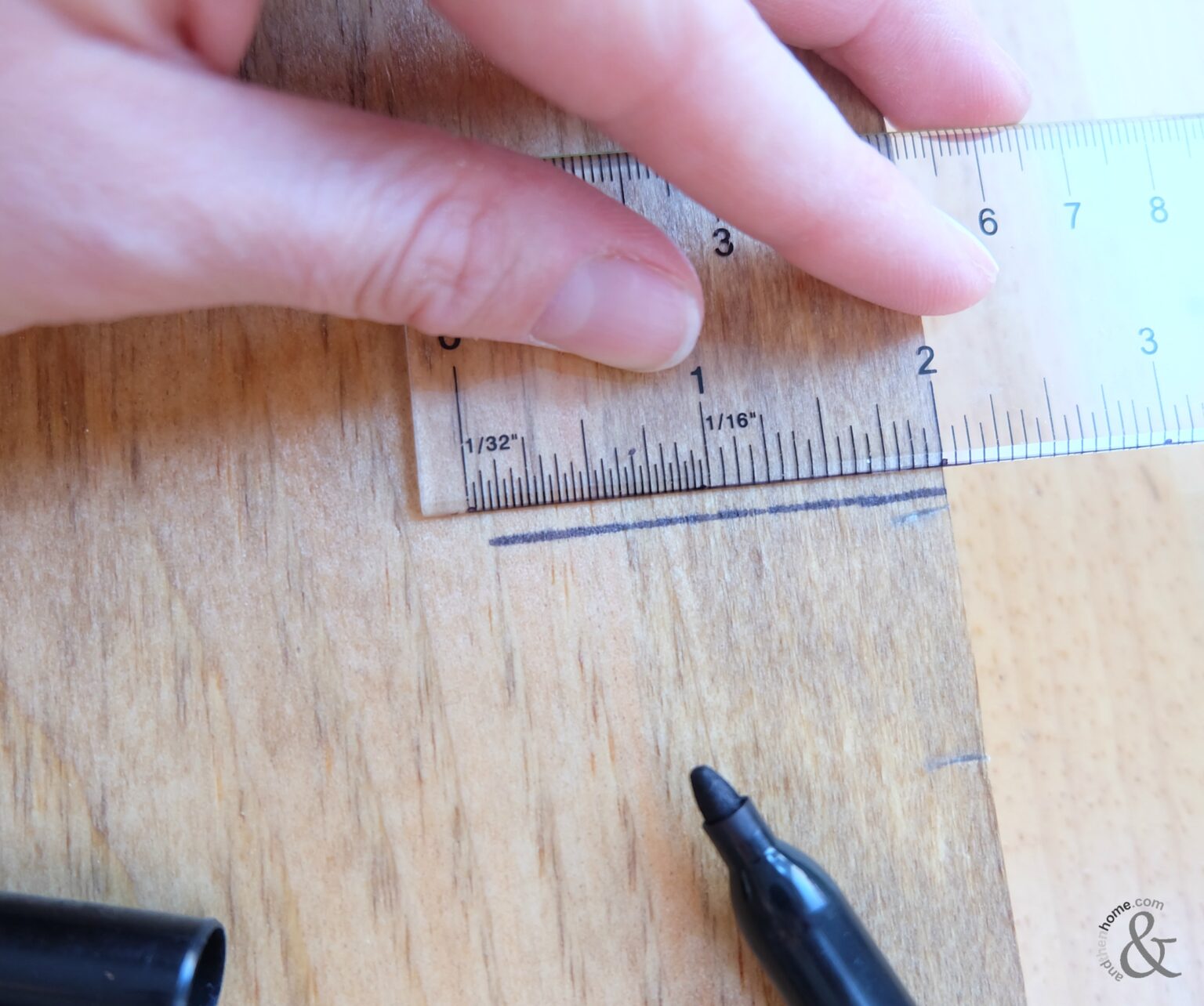 DIY Easy Wooden Growth Chart And Then Home