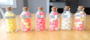 DIY Mini Candy Favour Jars