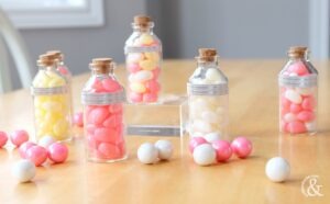 DIY Mini Candy Favour Jars