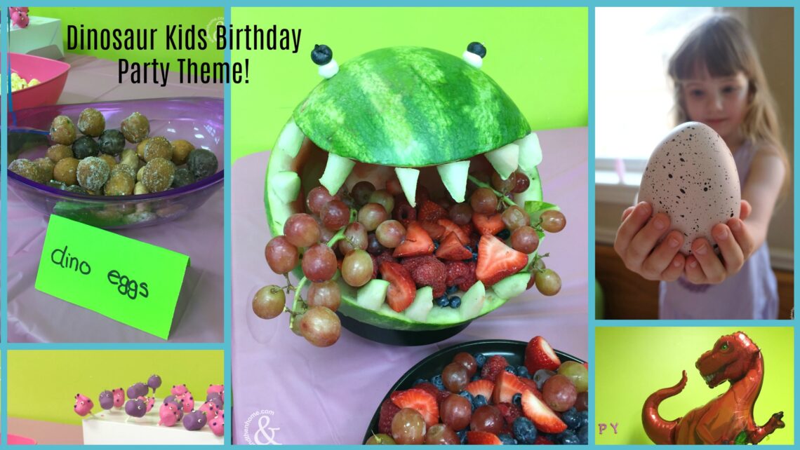 Kids Birthday Party Theme - Dinosaur Party AndThenHome