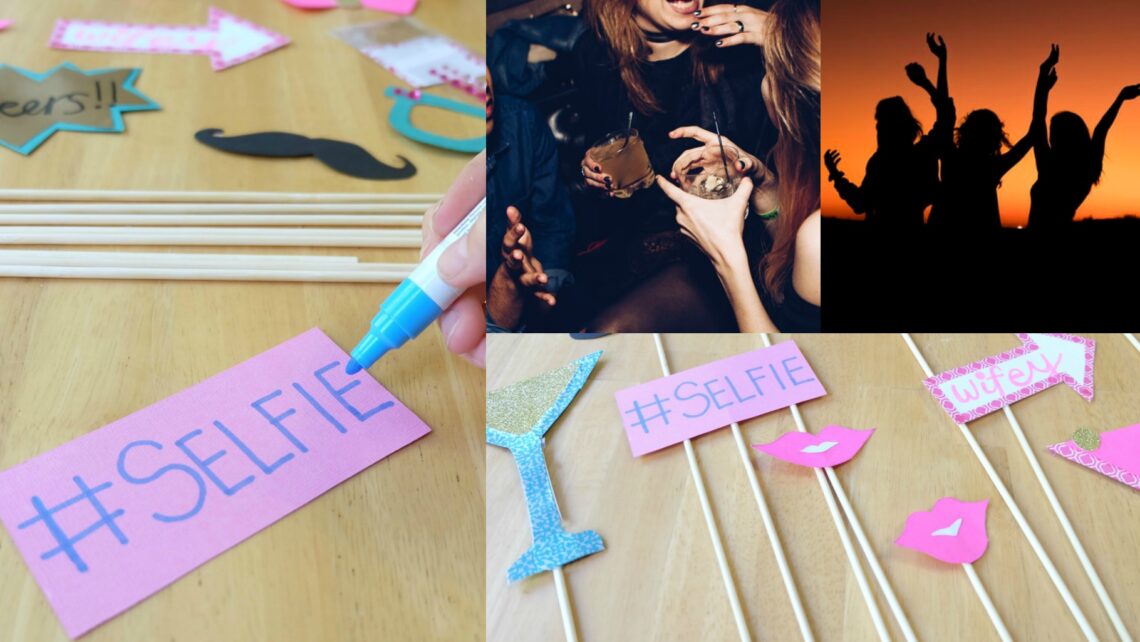 DIY Bachelorette Selfie Photo Booth Props And Then Home