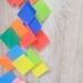 Colourful DIY Origami Garland Party Decor