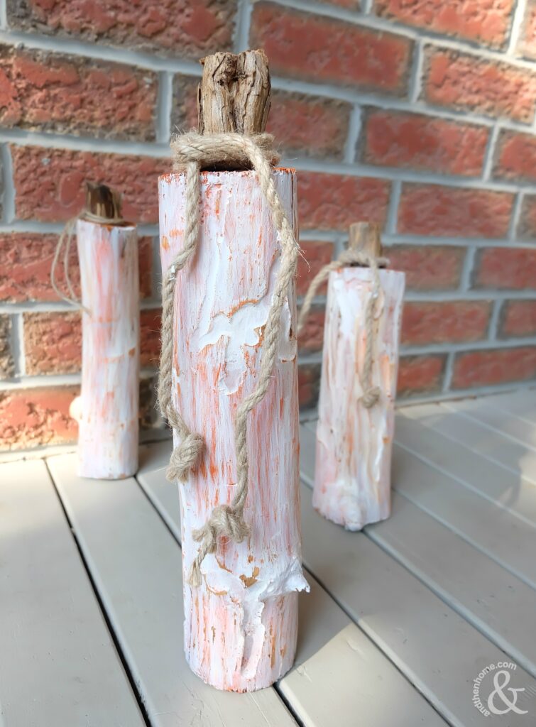 DIY Wooden Porch Pumpkin Home Decor