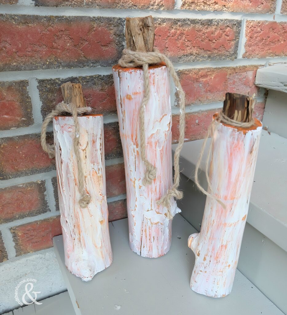 DIY Wooden Porch Pumpkin Home Decor