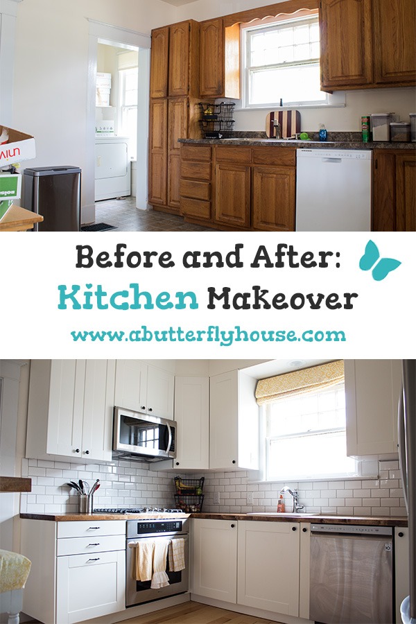 Before and After : Kitchen Makeover - A Butterfly House