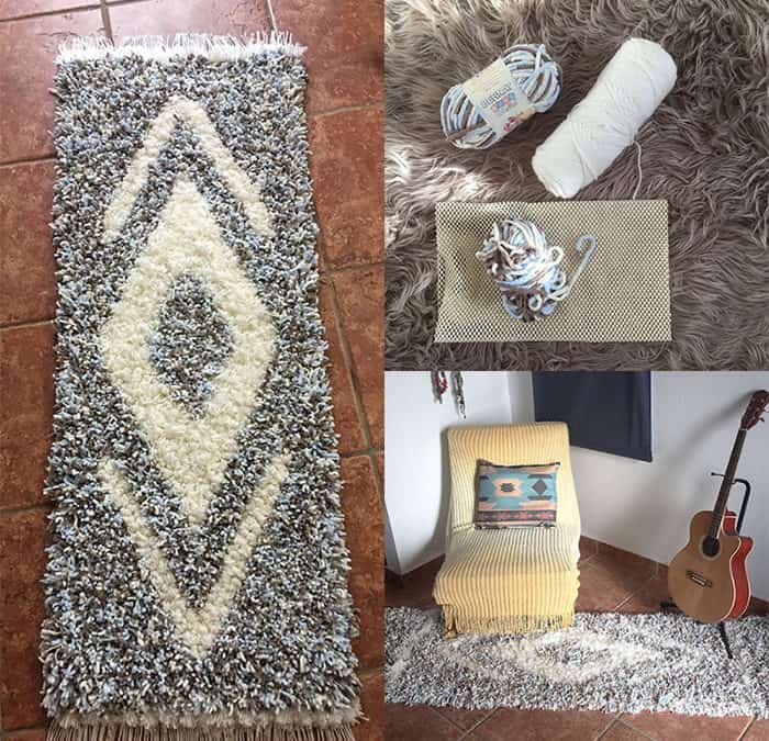 How to Make a Fluffy Pom Pom Rug/DIY Tutorial - HungariCan Journey