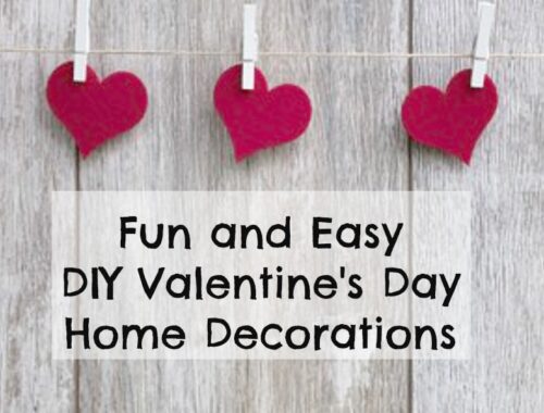 Fun and Easy DIY Valentine's Day Home Decorations Title