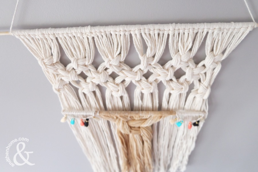 How to Make a Macrame Wall Hanging with Natural Coffee Dying