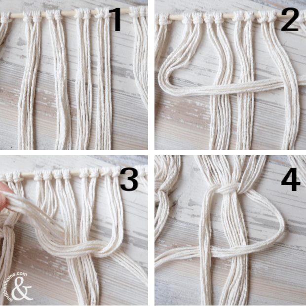 How to Make a Macrame Wall Hanging with Natural Coffee Dying