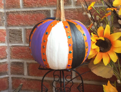 No Carve Pumpkin decorating Idea by And Then Home